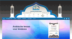 Desktop Screenshot of moskeebadr.nl